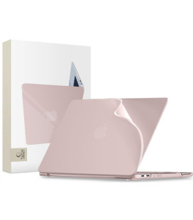 (Matte Blush) dėklas Apple MacBook Neo 13 2026 kompiuteriui "Tech-Protect Softshell"