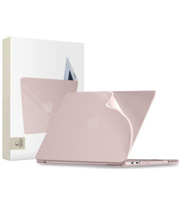 (Matte Blush) dėklas Apple MacBook Neo 13 2026 kompiuteriui "Tech-Protect Softshell"