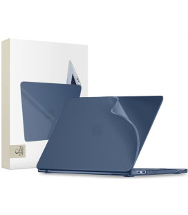(Matte Indigo) dėklas Apple MacBook Neo 13 2026 kompiuteriui "Tech-Protect Softshell"