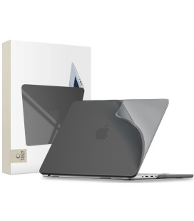 Matinis juodas dėklas Apple MacBook Pro 14 M1-M5 / M5 PRO / M5 PRO MAX 2021-2026 kompiuteriui "Tech-Protect Softshell"