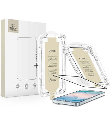 Antireflektinis stiklas Samsung Galaxy S26 Plus telefonui "Tech-Protect Quick Set AR+"