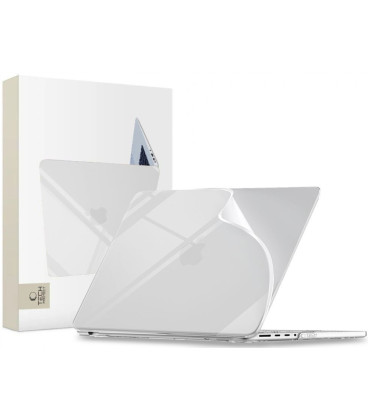 Skaidrus dėklas Apple MacBook Pro 14 M1-M5 PRO / M5 PRO MAX 2021-2026 kompiuteriui "Tech-Protect Softshell"