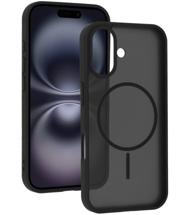 Juodas dėklas Apple iPhone 16 telefonui "Magmat Slim Case"