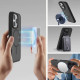 Juodas dėklas Apple iPhone 16 telefonui "Magmat Slim Case"