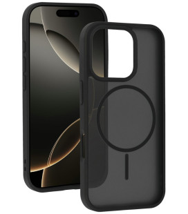 Juodas dėklas Apple iPhone 16 Pro telefonui "Magmat Slim Case"