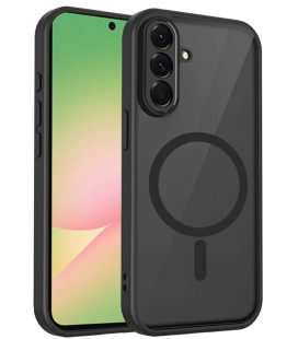 Matinis juodas dėklas Samsung Galaxy A37 telefonui "Full Matte Mag Cover"