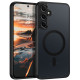 Matinis juodas dėklas Samsung Galaxy A55 telefonui "Full Matte Mag Cover"