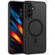 Matinis juodas dėklas Samsung Galaxy A56 5G telefonui "Full Matte Mag Cover"