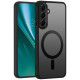 Matinis juodas dėklas Samsung Galaxy A57 5G telefonui "Full Matte Mag Cover"