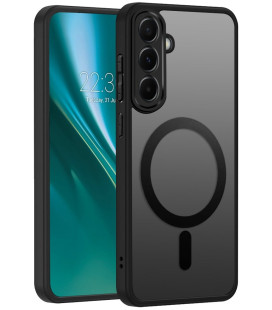 Matinis juodas dėklas Samsung Galaxy A57 5G telefonui "Full Matte Mag Cover"