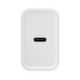 Baltas 20W USB-C pakrovėjas "OBAL:ME Wall Charger"