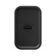 Juodas 20W USB-C pakrovėjas "OBAL:ME Wall Charger"