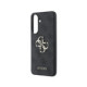Pilkas Samsung Galaxy A57 telefonui "Guess PU 4G Metal Logo Case"