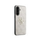 Rožinis Samsung Galaxy A57 telefonui "Guess PU 4G Metal Logo Case"