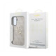 Rožinis Samsung Galaxy A57 telefonui "Guess PU 4G Metal Logo Case"