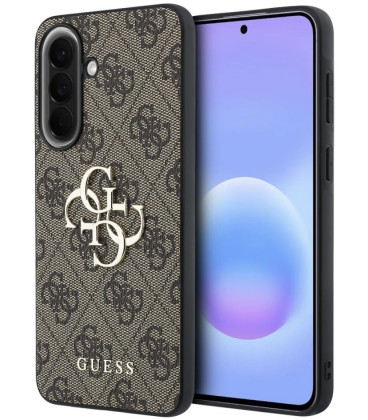 Rudas Samsung Galaxy A57 telefonui "Guess PU 4G Metal Logo Case"
