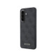 Pilkas Samsung Galaxy A57 telefonui "Guess PU 4G Metal Classic Logo Case"