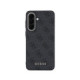 Pilkas Samsung Galaxy A57 telefonui "Guess PU 4G Metal Classic Logo Case"