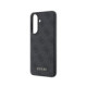 Pilkas Samsung Galaxy A57 telefonui "Guess PU 4G Metal Classic Logo Case"