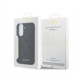 Pilkas Samsung Galaxy A57 telefonui "Guess PU 4G Metal Classic Logo Case"
