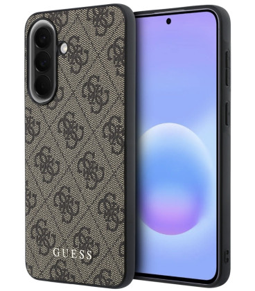 Rudas Samsung Galaxy A57 telefonui "Guess PU 4G Metal Classic Logo Case"