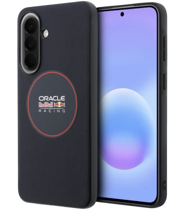 Mėlynas Samsung Galaxy A57 telefonui "Red Bull PU Leather Red Ring MagSafe Case"