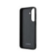 Juodas dėklas Samsung Galaxy A57 telefonui "Lacoste Iconic Petit Pique Woven Logo MagSafe Case"