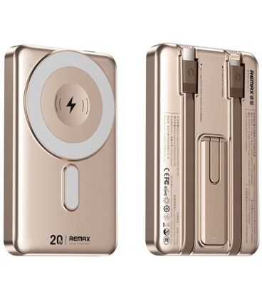 Auksinės spalvos Išorinė baterija Power Bank (PD20W / 15W) 10000mAh "Remax CX-2"