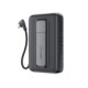 Juoda Išorinė baterija Power Bank (22.5W / 15W) 10000mAh "Acefast M24-10000"