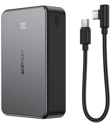 Juoda Išorinė baterija Power Bank 22.5W 20000mAh "Acefast M29-20000"