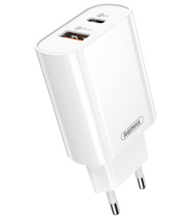 Baltas 20W 1xUSB-A + 1xUSB-C pakrovėjas "Remax RP-U37"