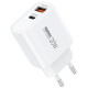 Baltas 20W 1xUSB-A + 1xUSB-C pakrovėjas "Remax RP-U120"