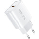 Baltas 25W 1xUSB-C pakrovėjas "Remax RP-U137"