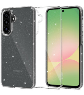 Skaidrus dėklas su blizgučiais Samsung Galaxy A27 5G telefonui "Tech-Protect Flexair Glitter"
