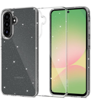 Skaidrus dėklas su blizgučiais Samsung Galaxy A27 5G telefonui "Tech-Protect Flexair Glitter"