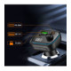 Juodas automobilinis PD54W 2xUSB-A + 1xUSB-C + FM moduliatorius pakrovėjas "Tech-Protect CC07 3-Port"