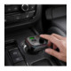Juodas automobilinis PD54W 2xUSB-A + 1xUSB-C + FM moduliatorius pakrovėjas "Tech-Protect CC07 3-Port"