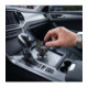 Juodas automobilinis PD54W 2xUSB-A + 1xUSB-C + FM moduliatorius pakrovėjas "Tech-Protect CC07 3-Port"