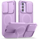 Violetinis dėklas Samsung Galaxy A57 telefonui "Tech-Protect Kevlar Aura Magsafe"