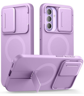 Violetinis dėklas Samsung Galaxy A57 telefonui "Tech-Protect Kevlar Aura Magsafe"