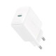 Baltas 20W 1xUSB-C pakrovėjas + USB-C - Lightning 100cm laidas "Joyroom JR-TCF20"