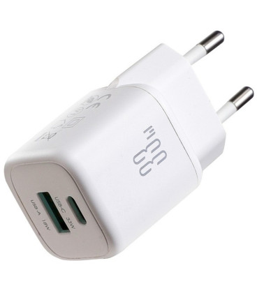 Baltas 33W 1xUSB-A + 1xUSB-C pakrovėjas "Joyroom JR-TG7"