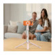Rožinė / pilka selfie - asmenukių lazka - trikojis "Tech-Protect L10S Magsafe Bluetooth Selfie Stick Tripod"