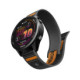 Juoda / oranžinė apyrankė Garmin Quick Release 22mm laikrodžiui "Spigen Athlex Air"