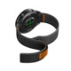 Juoda / oranžinė apyrankė Garmin Quick Release 22mm laikrodžiui "Spigen Athlex Air"