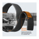 Juoda / oranžinė apyrankė Garmin Quick Release 22mm laikrodžiui "Spigen Athlex Air"