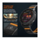 Juoda / oranžinė apyrankė Garmin Quick Release 22mm laikrodžiui "Spigen Athlex Air"