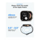 Juoda apyrankė / dėklas + stikliukas Apple Watch Ultra 1 / 2 / 3 (49 mm) laikrodžiui "Spigen Lite Fit Pro & Tempered Glass"