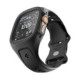 Juoda apyrankė / dėklas + stikliukas Apple Watch Ultra 1 / 2 / 3 (49 mm) laikrodžiui "Spigen Liquid Air Pro & Tempered Glass"