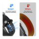 Juoda apyrankė / dėklas + stikliukas Apple Watch Ultra 1 / 2 / 3 (49 mm) laikrodžiui "Spigen Liquid Air Pro & Tempered Glass"